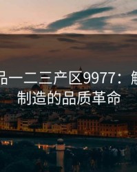 精产国品一二三产区9977：解码中国制造的品质革命