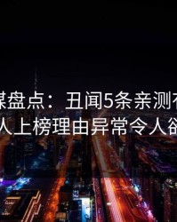 蜜桃传媒盘点：丑闻5条亲测有效秘诀，神秘人上榜理由异常令人欲罢不能