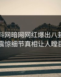 刚刚爆料网暗网网红爆出八卦，令人震惊细节真相让人瞠目