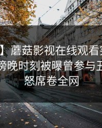 【爆料】蘑菇影视在线观看突发：主持人在傍晚时刻被曝曾参与丑闻，愤怒席卷全网